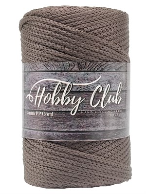 Hobby Club5mm CordHobby Club 5mm Cord Makrame Kahverengi 500 gr