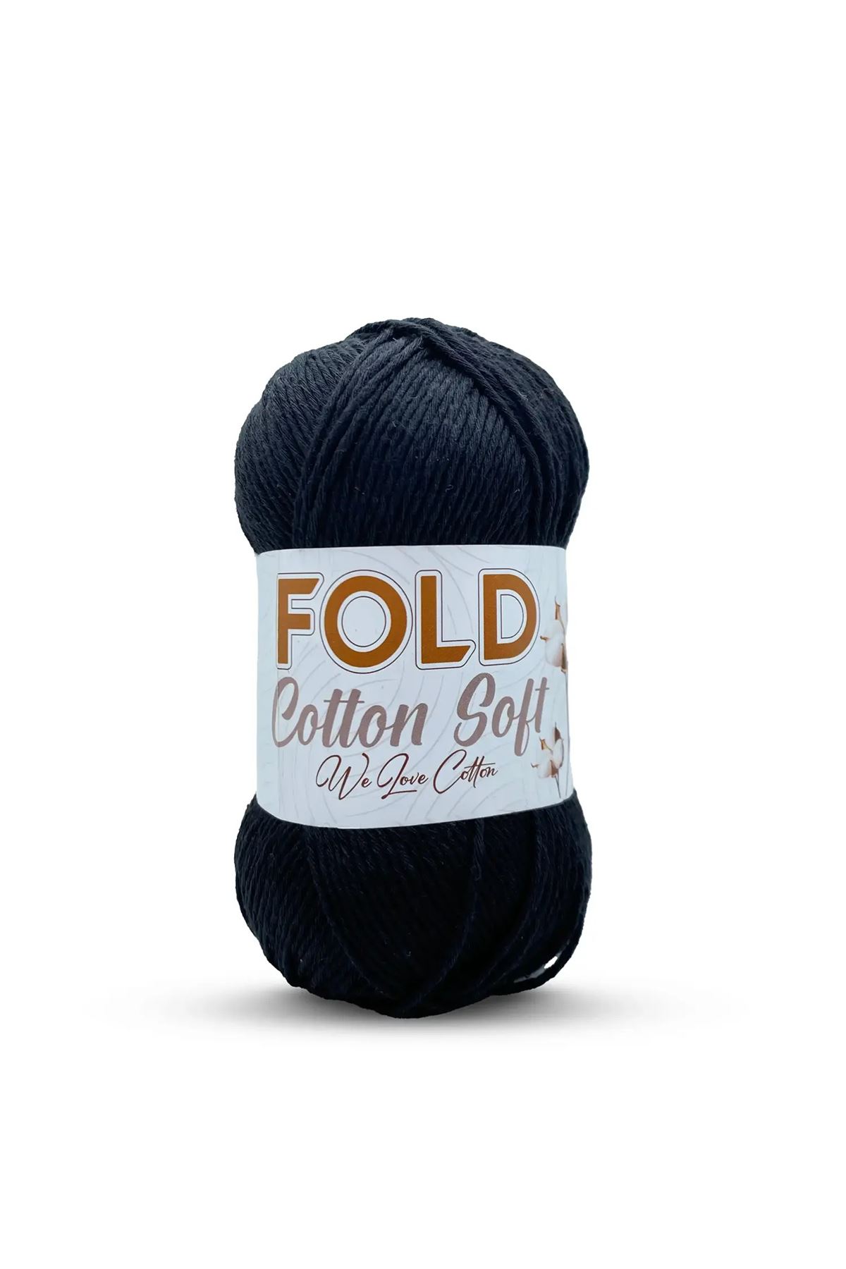 Cotton Soft - Siyah  101 Pamuk Ip 100 Gram %100 Pamuk Amigurumi İpi Çanta İpi