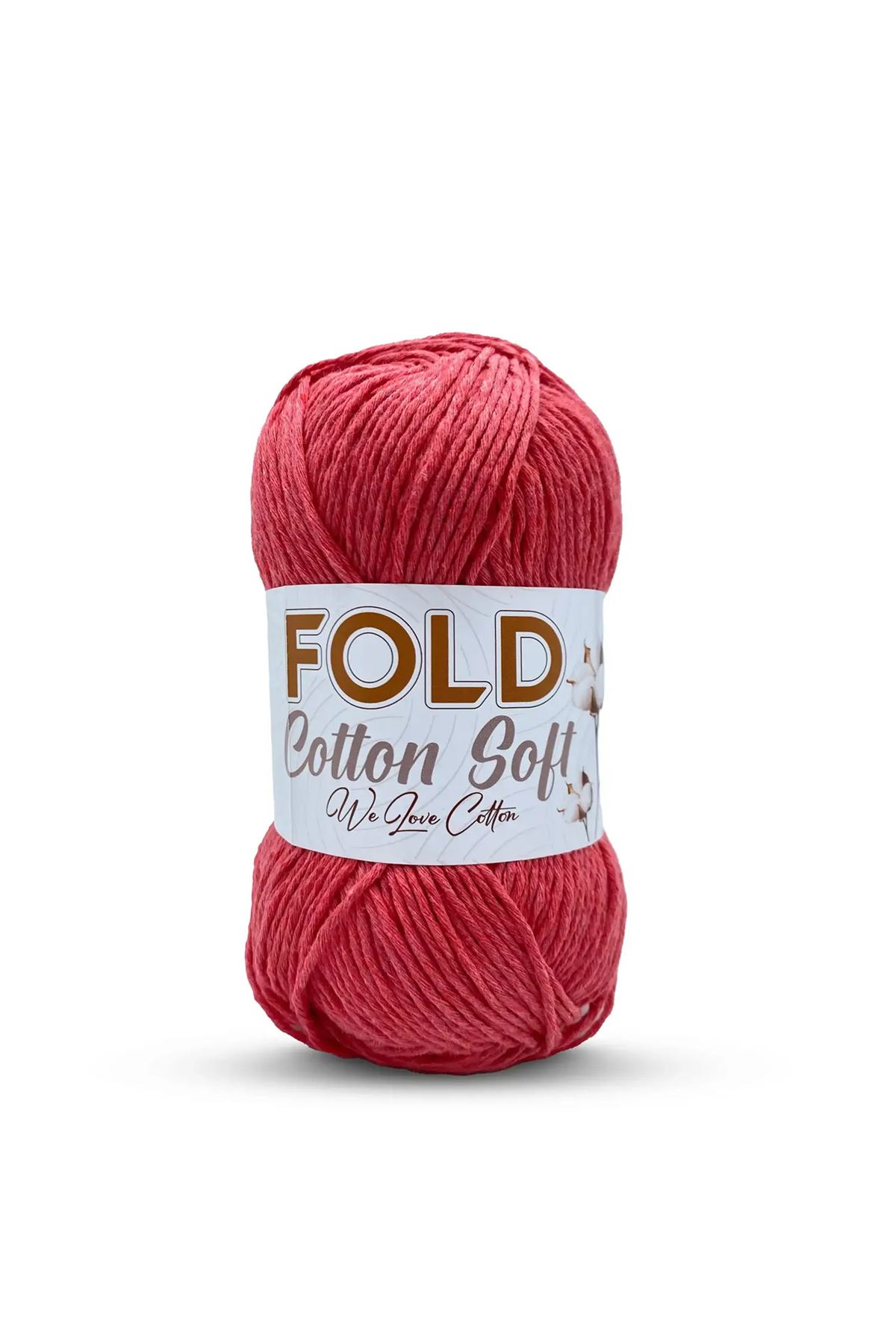 Cotton Soft - Nar Çiçeği 701 Pamuk Ip 100 Gram Amigurumi İpi Çanta İpi