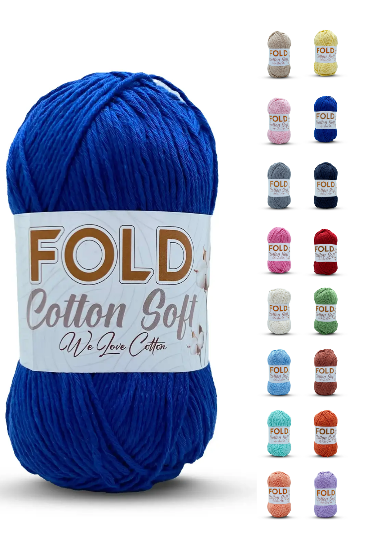 Cotton Soft - Saks Mavi 601 Pamuk Ip 100 Gram %100 Pamuk Amigurumi İpi Çanta İpi