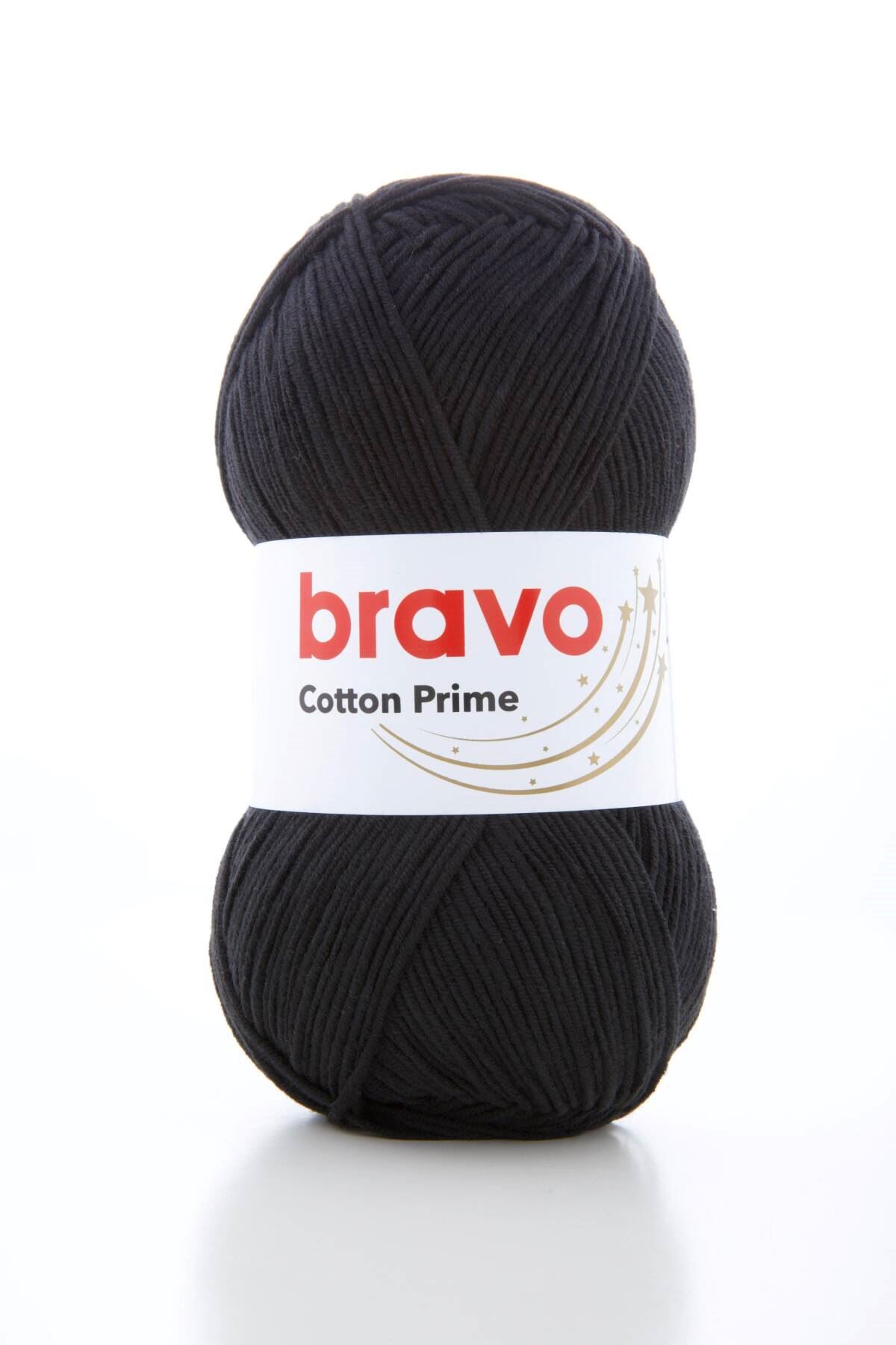 Cotton Prime Siyah Pamuk Akrilik Örgü İpi 100gr 330m