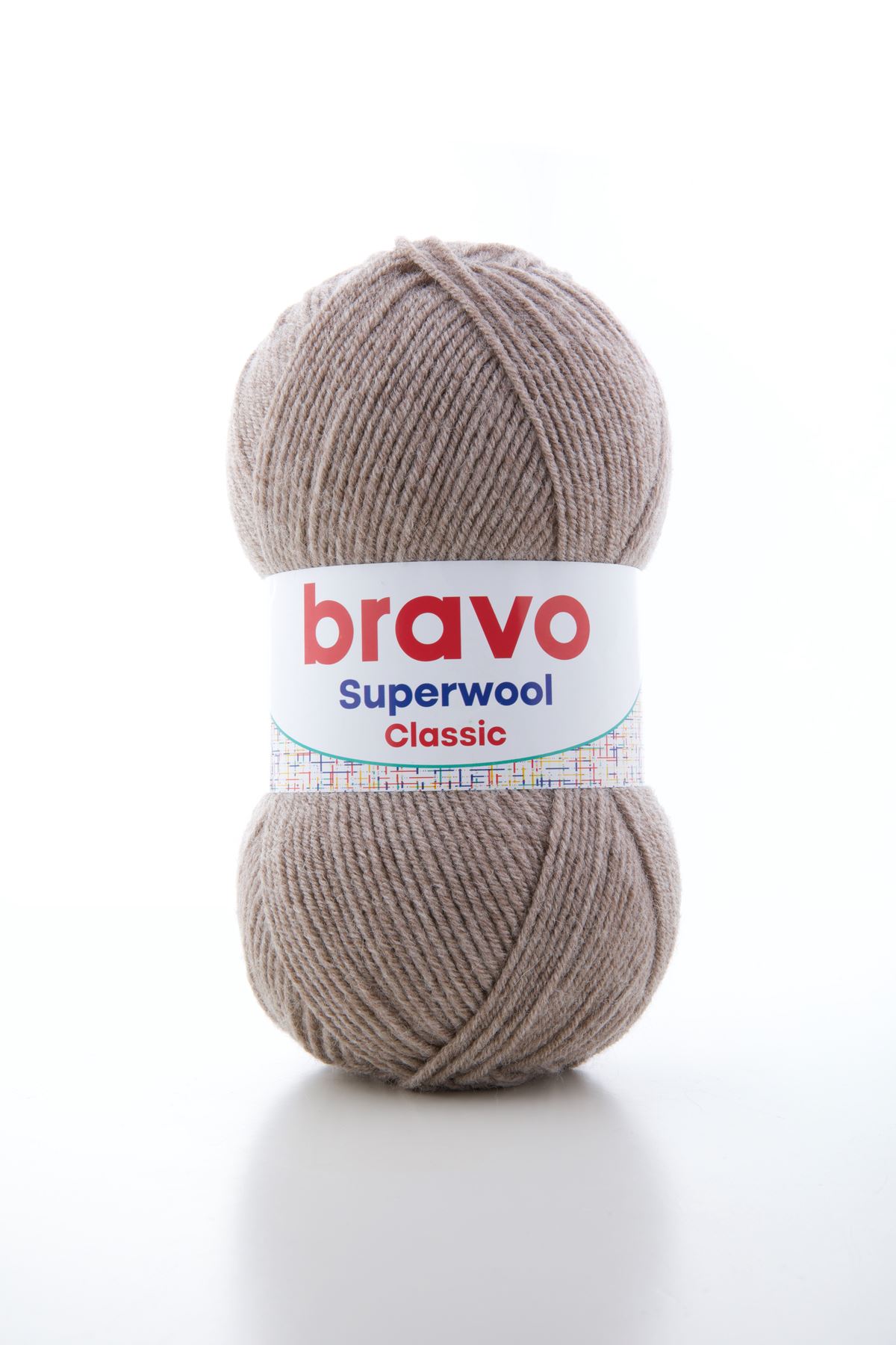 Süperwool Classic 004 Koyu Vizon Örgü İpi Yün Akrilik 100 gr 260 m