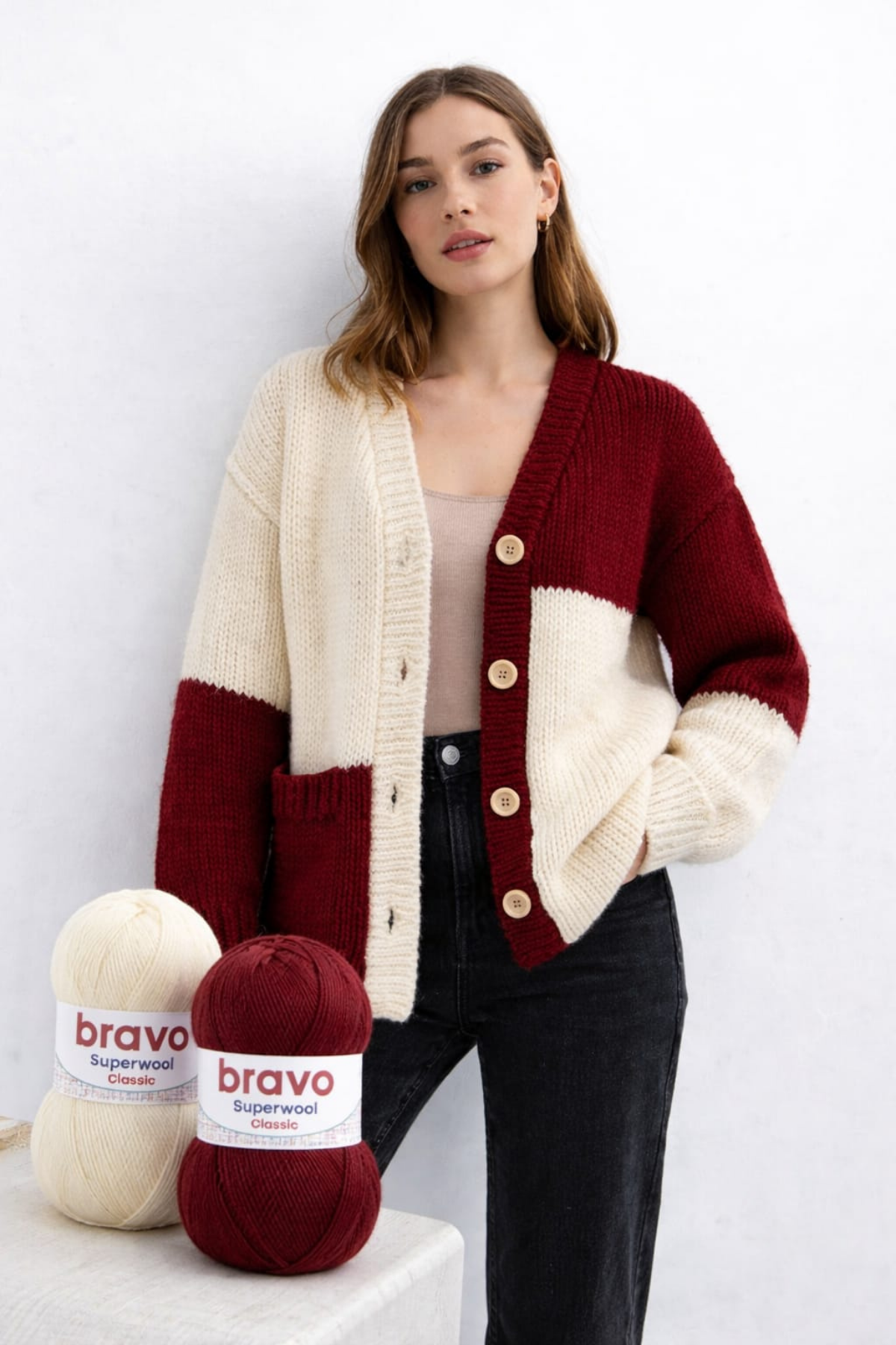 Süperwool Classic 005 Açık Kahve Örgü İpi Yün Akrilik 100 gr 260 m