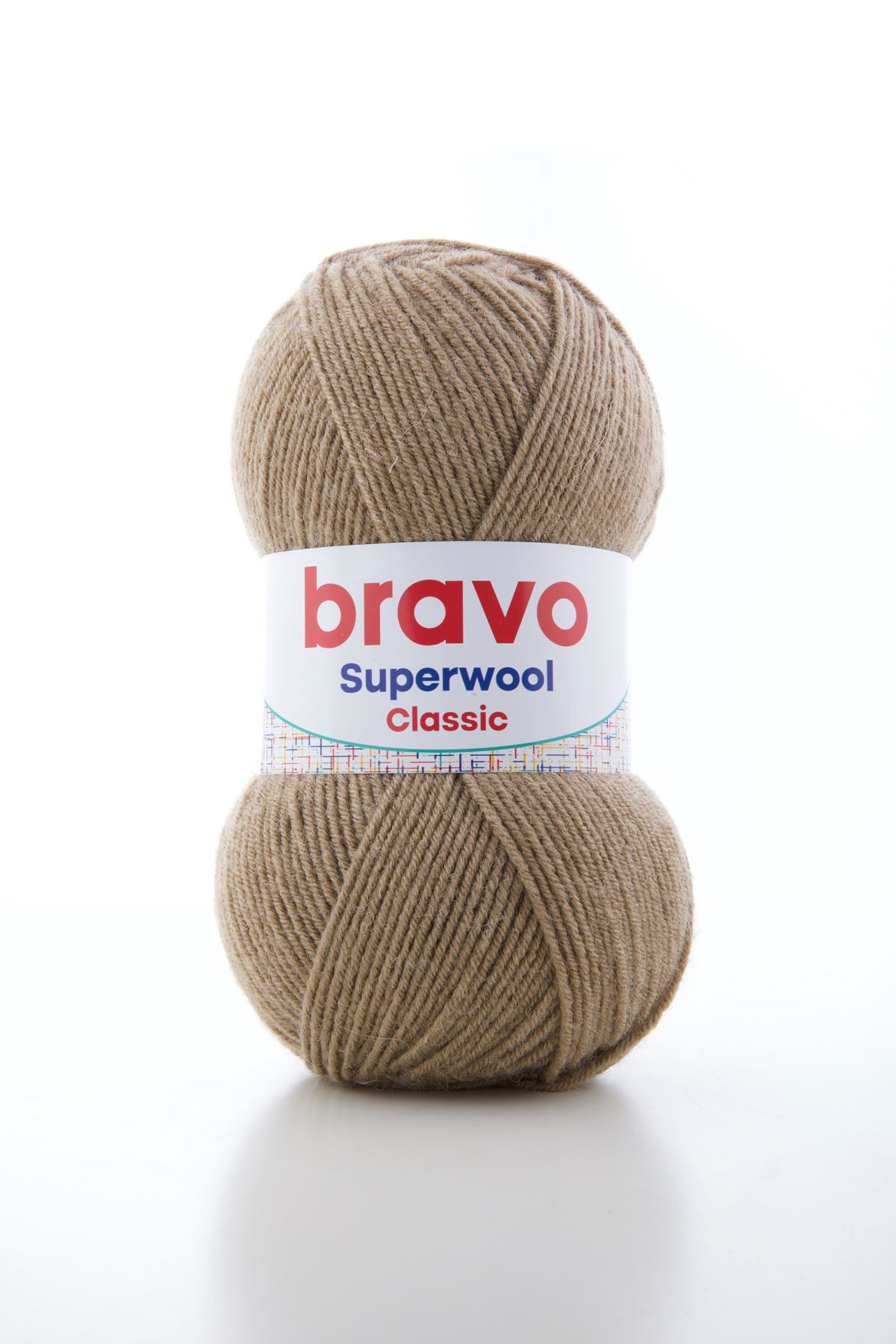 Süperwool Classic 005 Açık Kahve Örgü İpi Yün Akrilik 100 gr 260 m