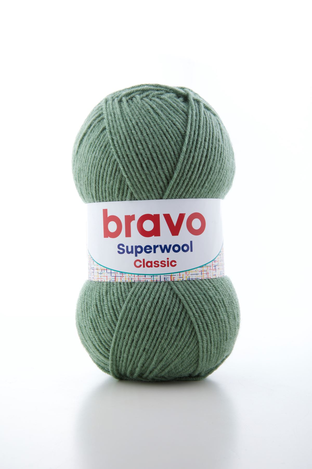 Süperwool Classic 011 Yeşil Örgü İpi Yün Akrilik 100 gr 260 m