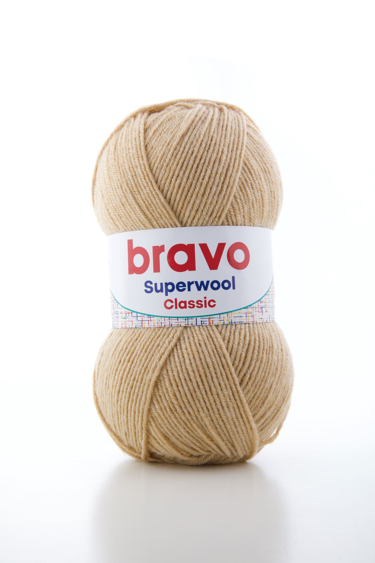Süperwool Classic 013 Sütlü Kahve Örgü İpi Yün Akrilik 100 gr 260 m