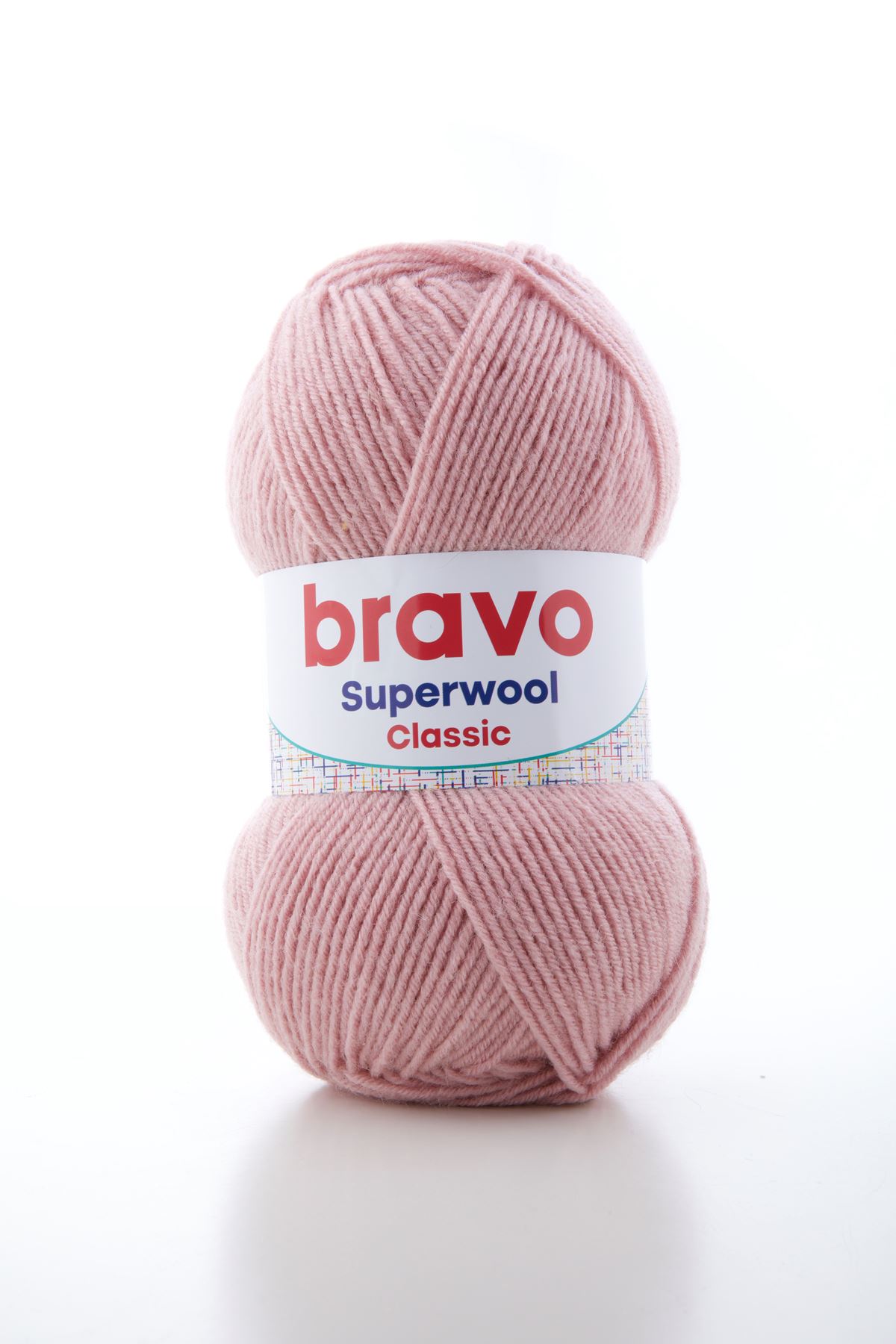 Süperwool Classic 014 Pudra Örgü İpi Yün Akrilik 100 gr 260 m