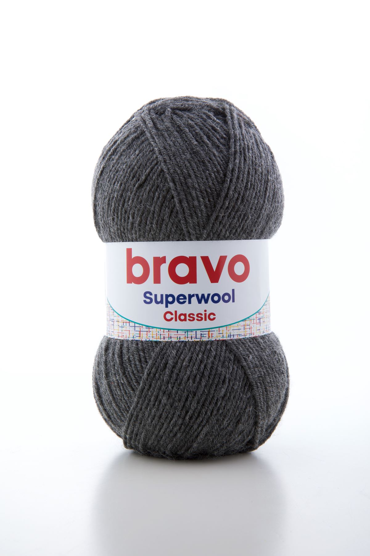 Süperwool Classic 023 Koyu Gri Örgü İpi Yün Akrilik 100 gr 260 m