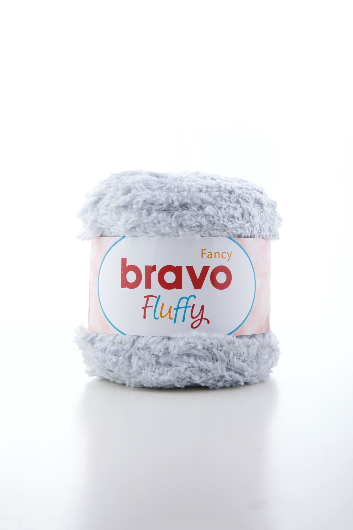 Fluffy - 105 Açık Gri 100 Gr 100 Mt Örgü İpi Peluş İp Yumoş İp