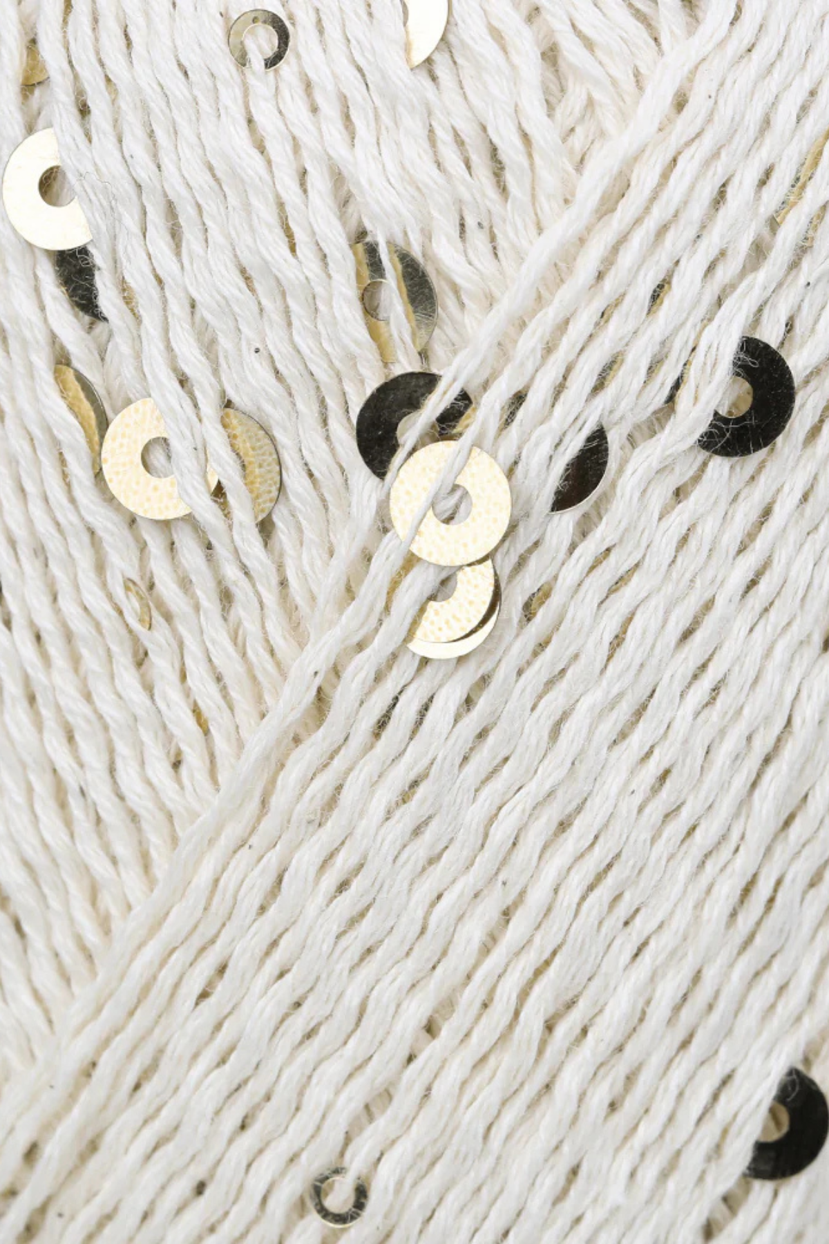 Uniqe - Krem Pullu İp El Örgü İpi - 11