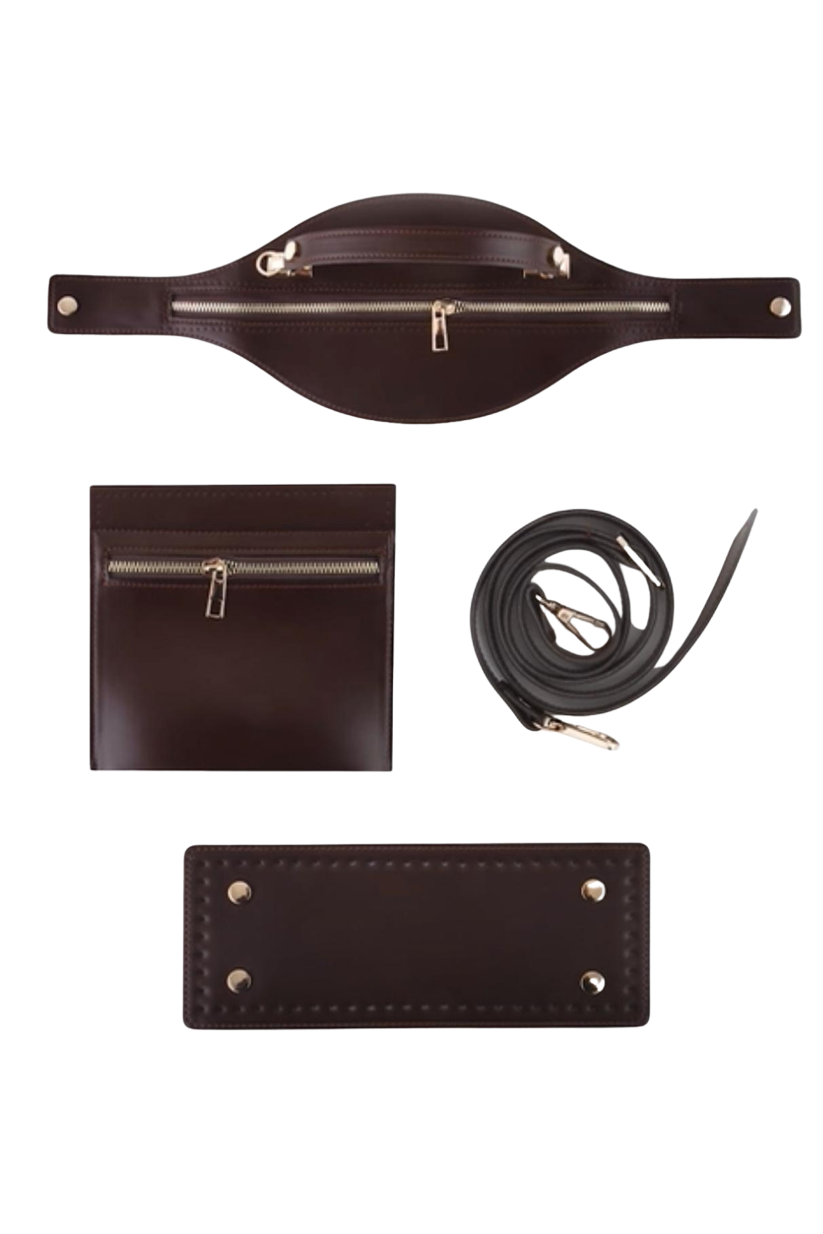 Paradise Çanta Örgü Deri Kit Acı Kahve 