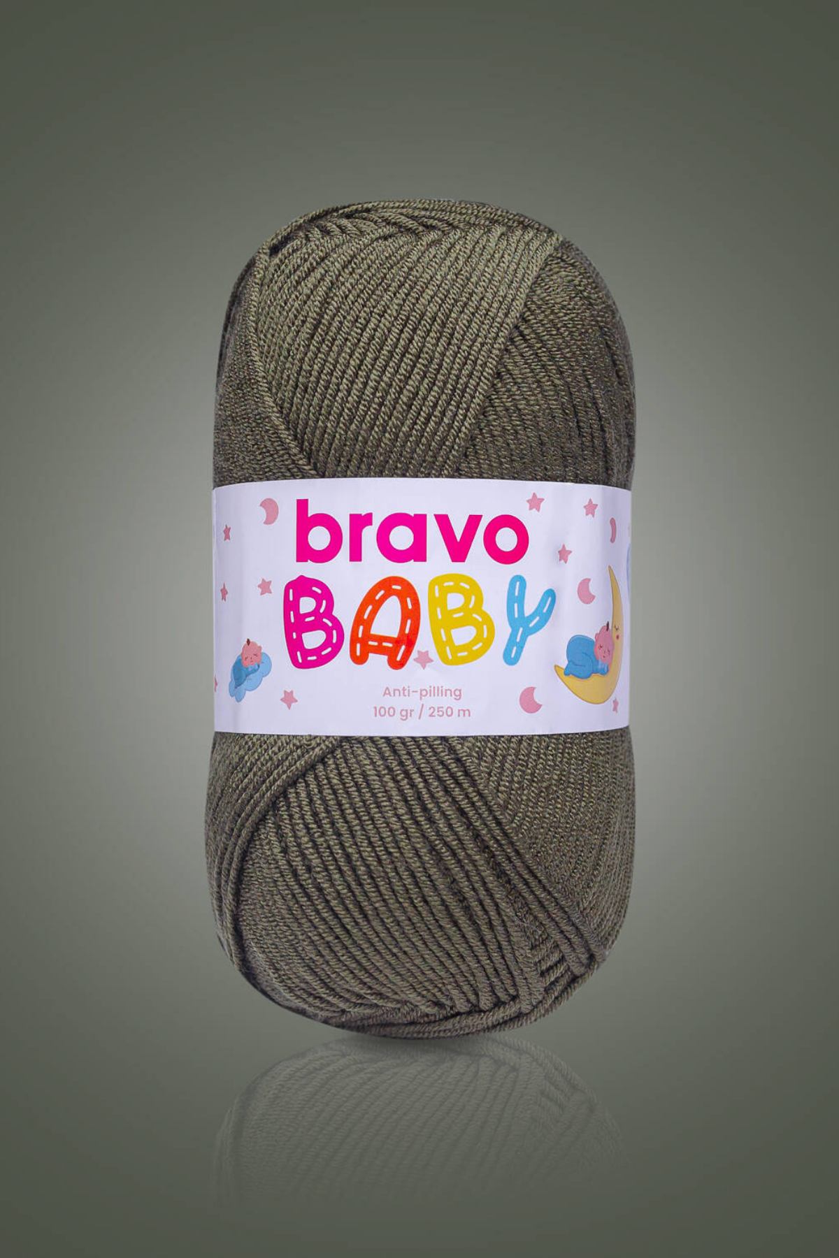 Bravo Baby 309 Haki Anti Piiling 100 Gr 250 Mt