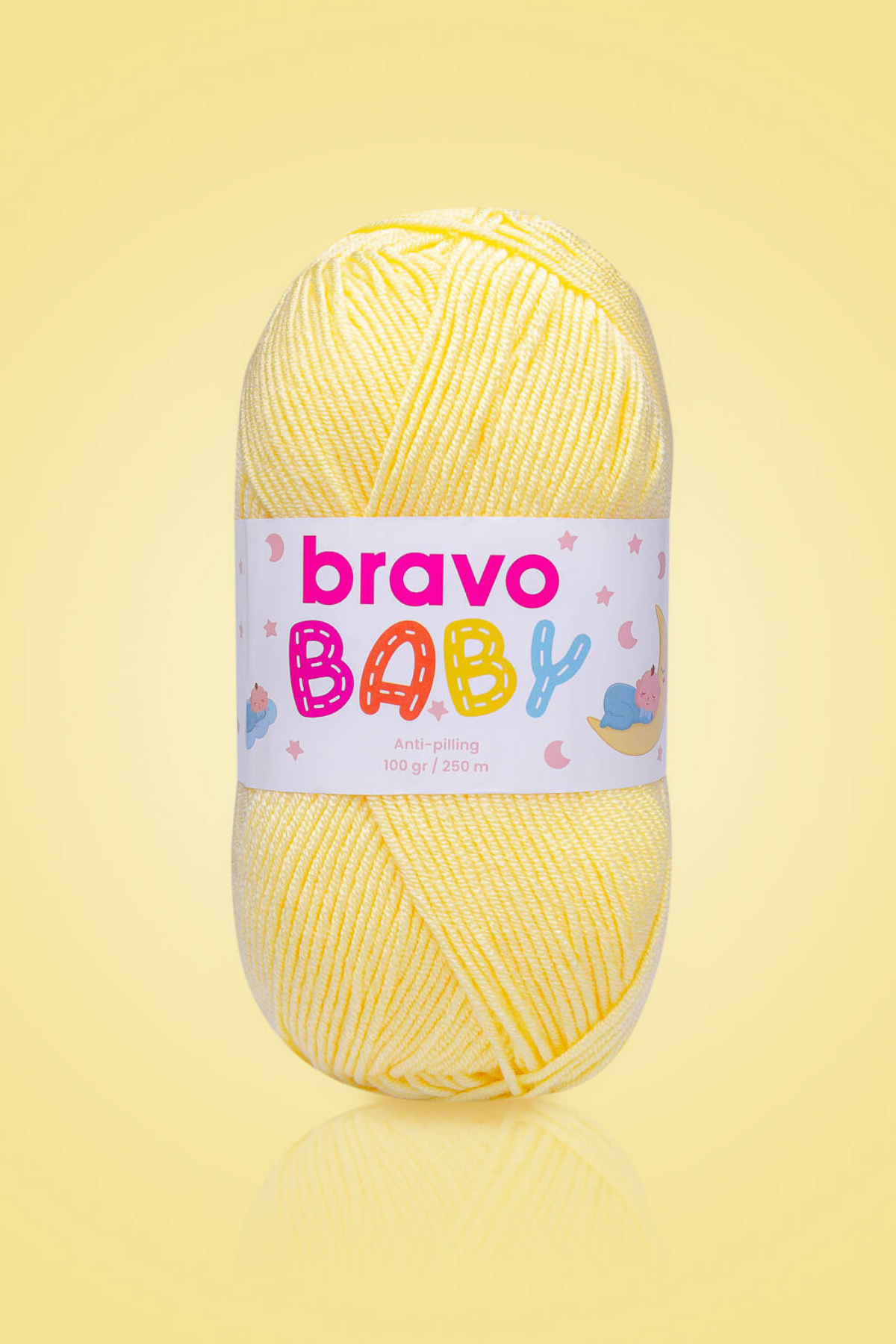 Bravo Baby 410 Sarı Anti Piiling 100 Gr 250 Mt