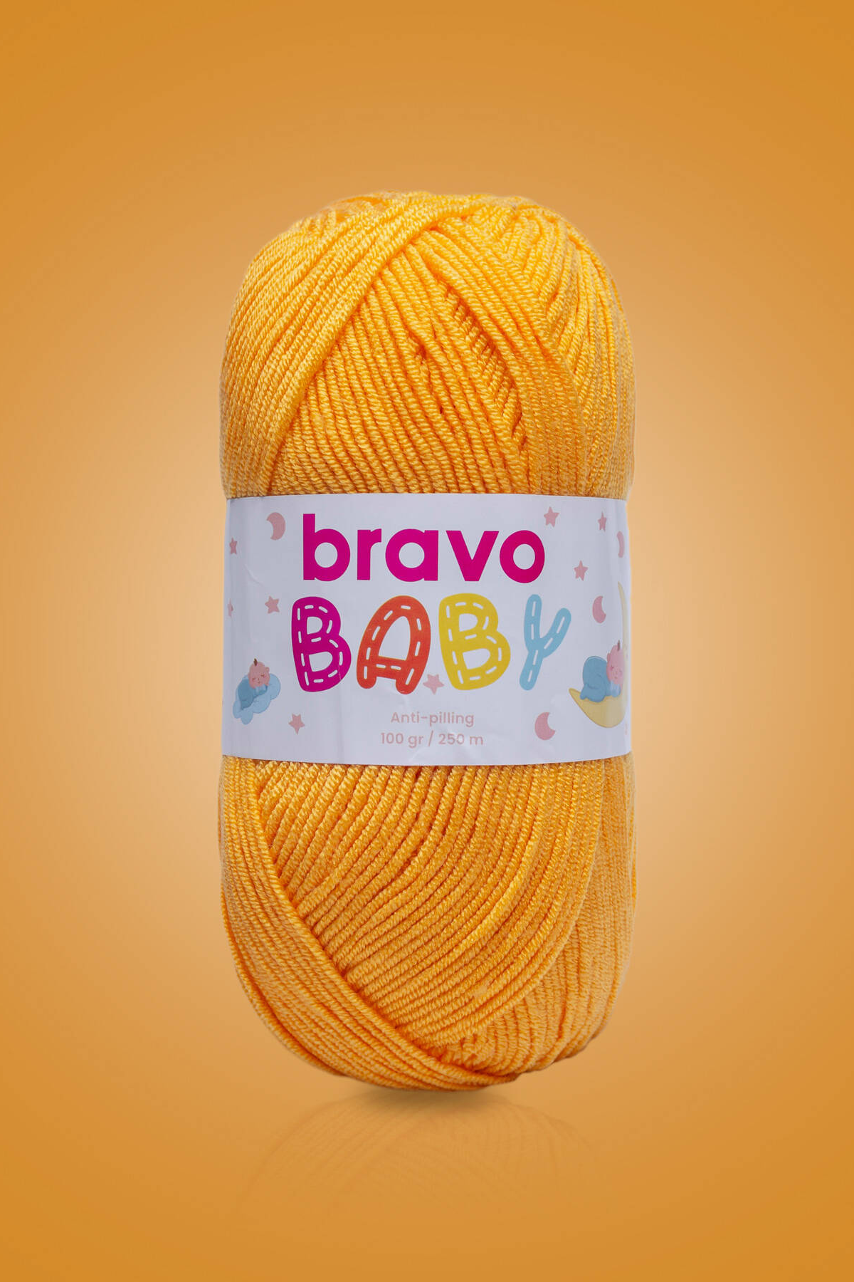 Bravo Baby 425 Koyu Sarı Anti Piiling 100 Gr 250 Mt