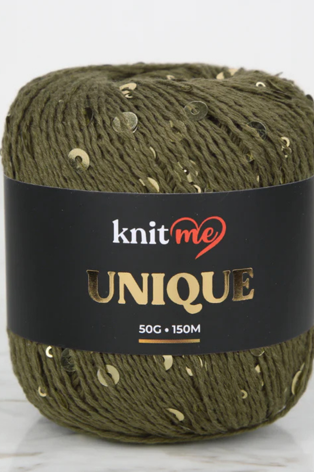 Uniqe - 15 Haki Pullu İp El Örgü İpi 50g 150m