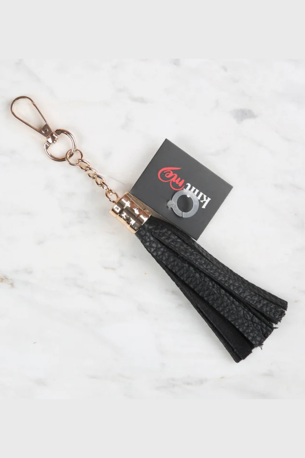 Çanta Püskülü Siyah Çanta Aksesuarı