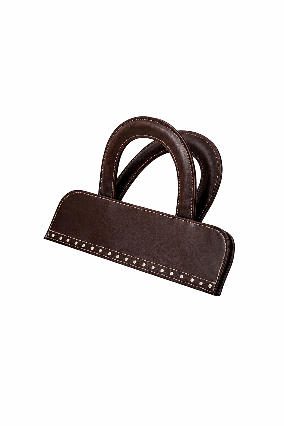 Mıknatıslı Üst Takım Acı Kahve Çanta Aksesuarı Suni Deri 30x7cm Dior Sap