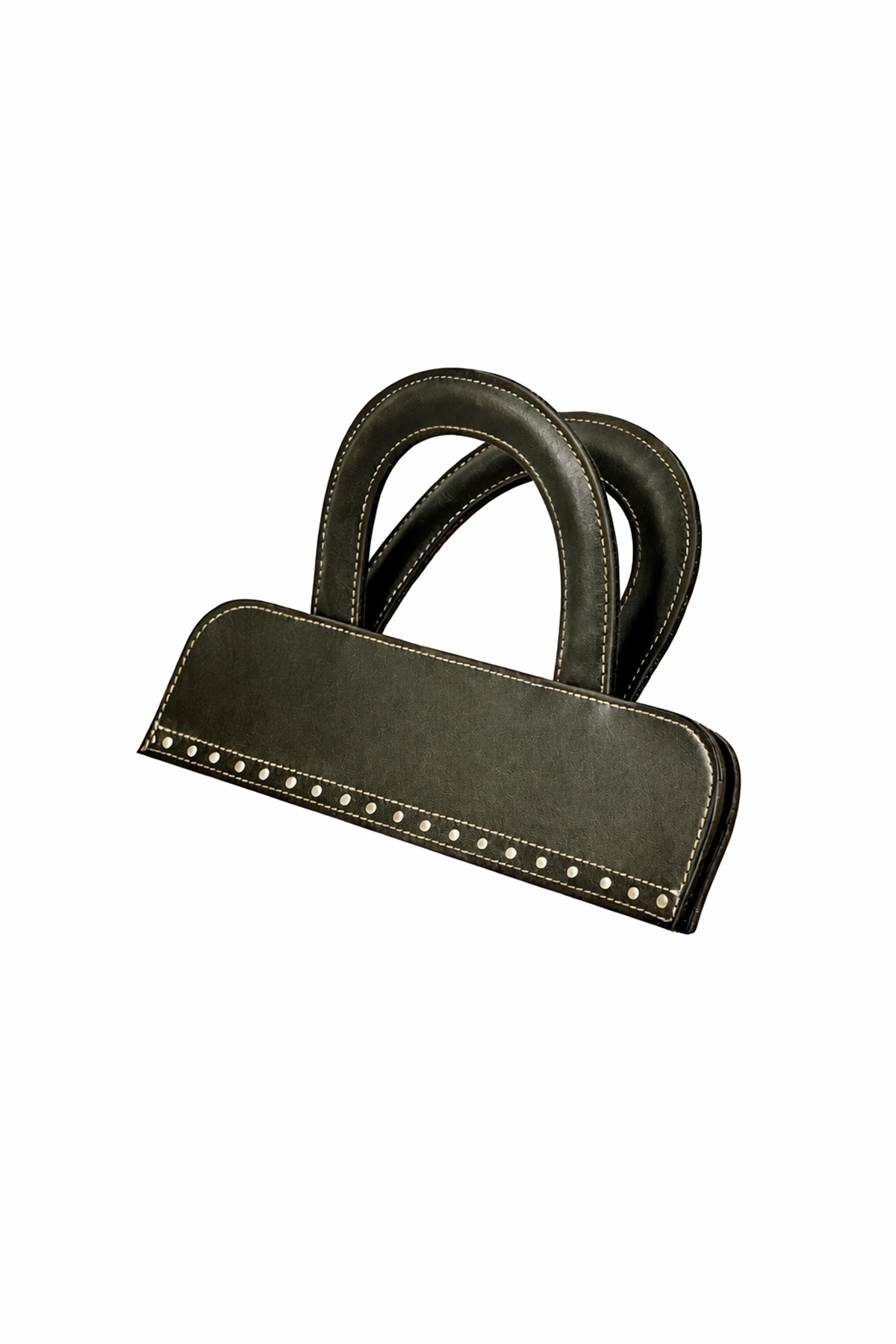 Mıknatıslı Üst Takım Haki Çanta Aksesuarı Suni Deri 30x7cm Dior Sap