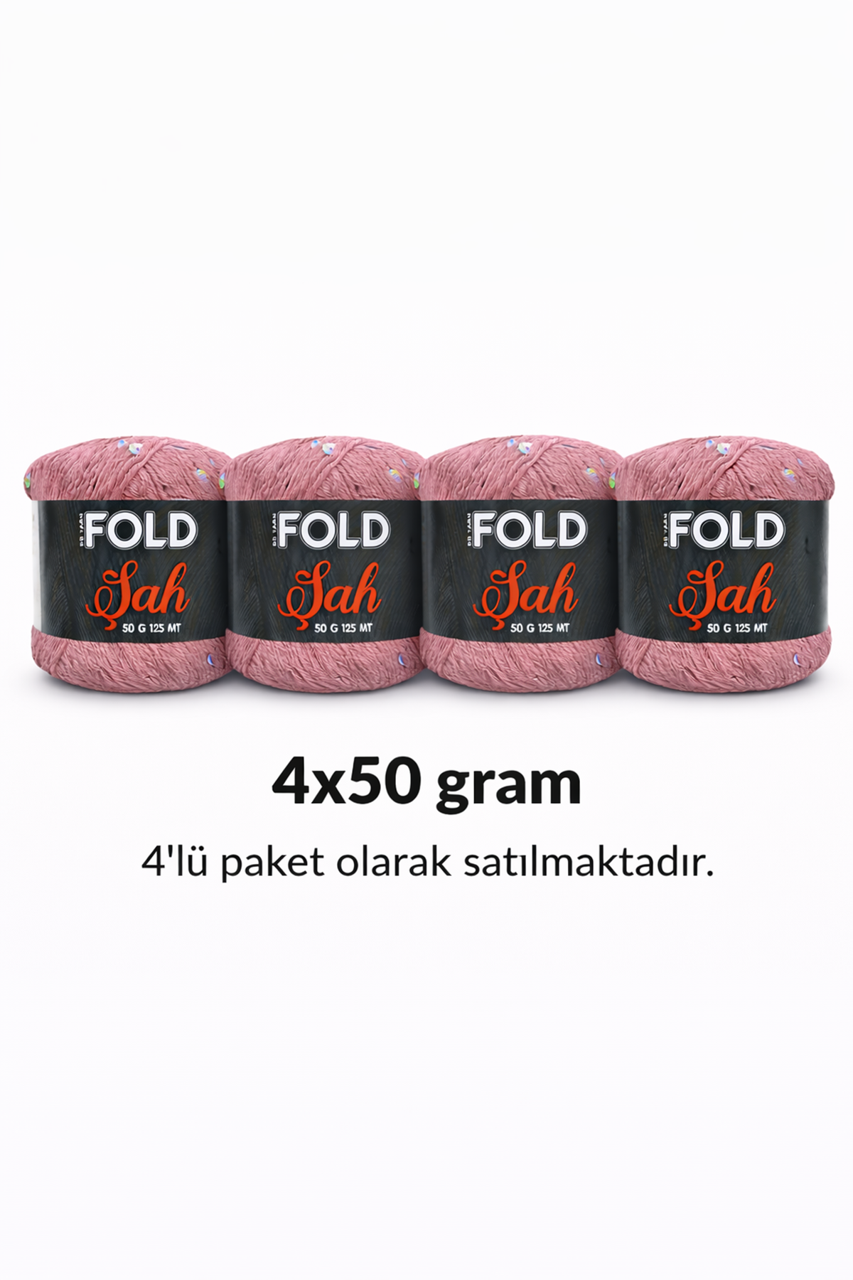 Şah - Pullu İp 50 Gr 125 Mt Örgü İpi Hırka,Şal,Çanta İpi
