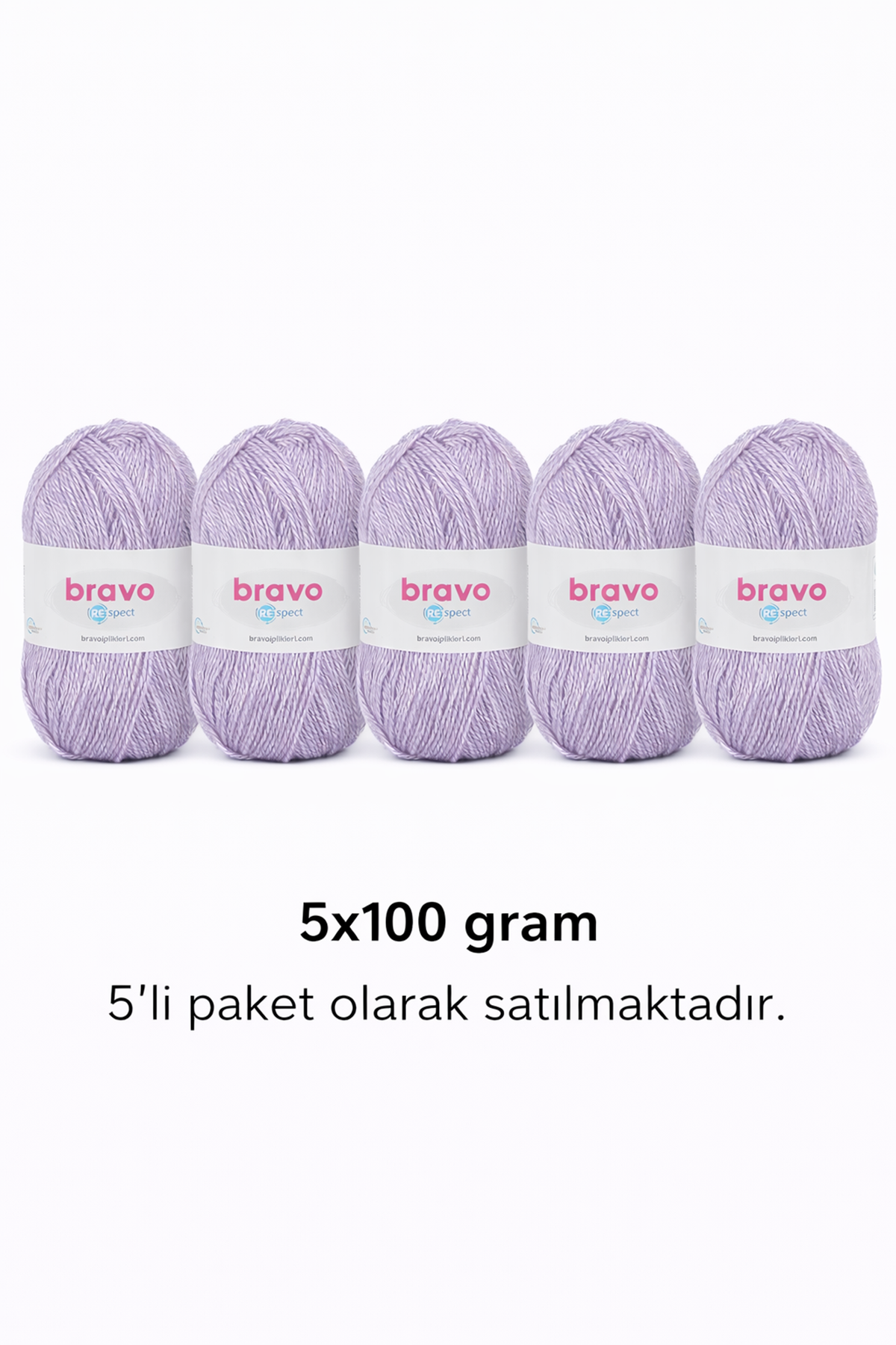 Respect 67 Lila 100gr 230mt Örgü İpi