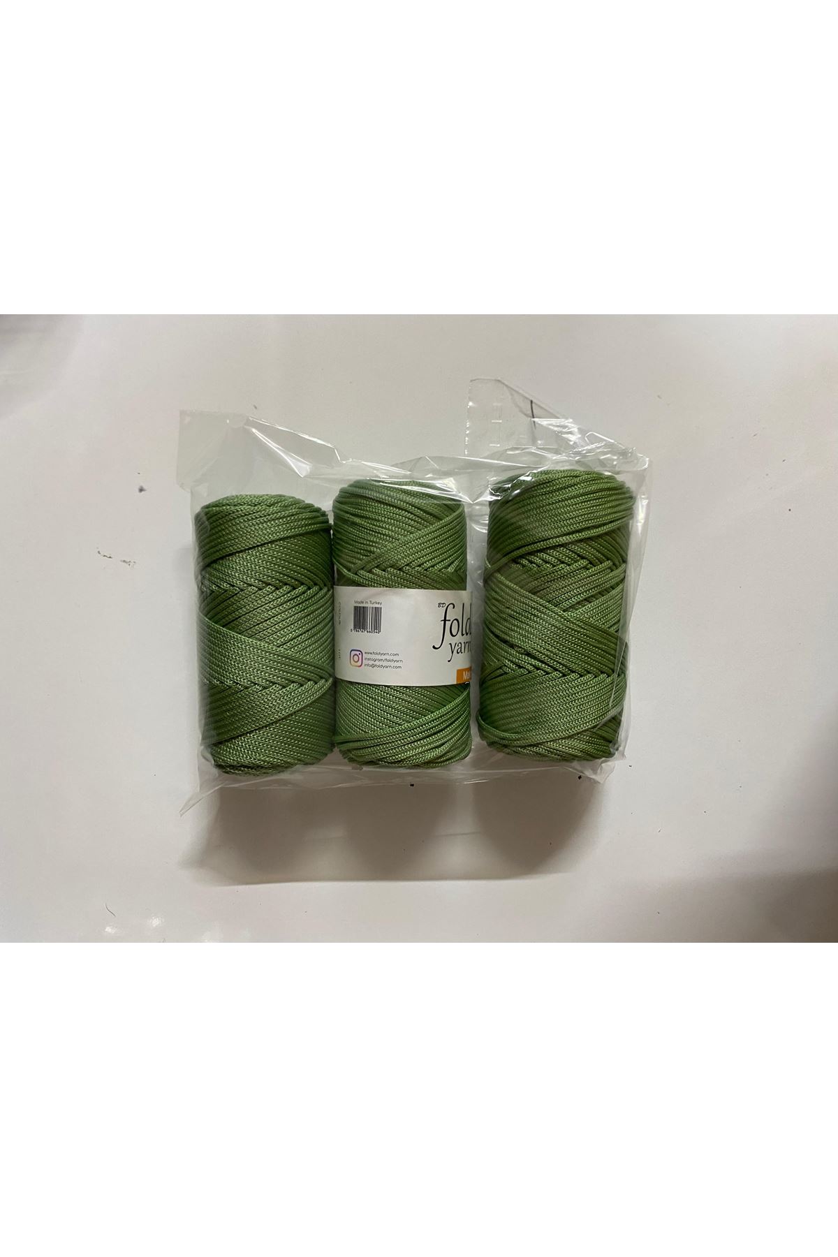 POLYESTER MAKROME NO6 YEŞİL 3 ADET 750 GRAM