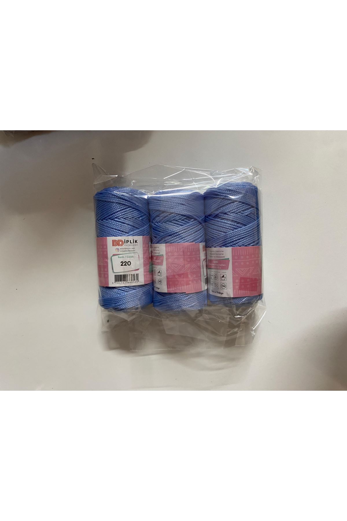 POLYESTER MAKROME NO3 -3 BEBE MAVİ 300 GRAM
