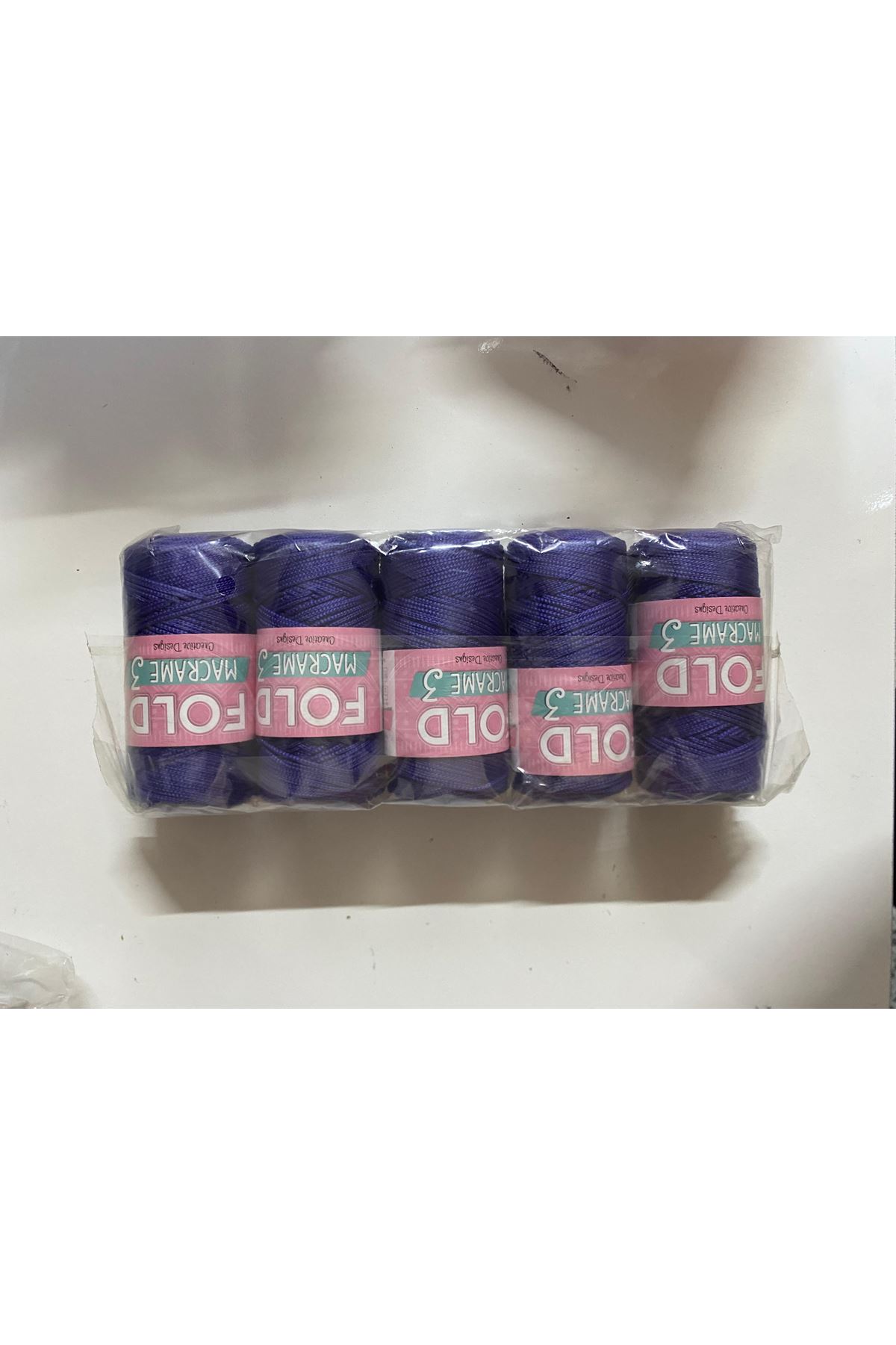 POLYESTER MAKROME NO3 -5 ADET MAVİ 500 GRAM