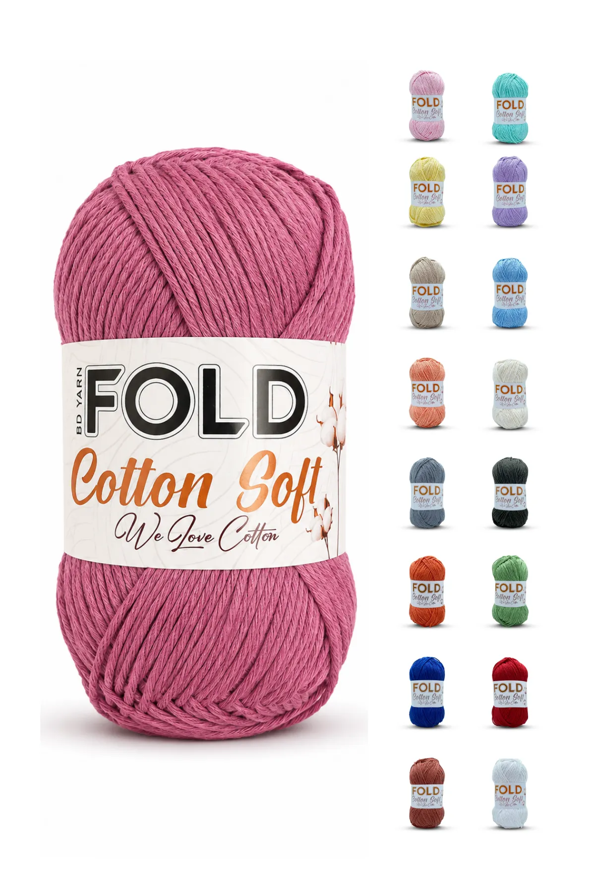 Cotton Soft - Mürdüm 503 Pamuk Ip 100 Gram %100 Pamuk Amigurumi İpi Çanta İpi