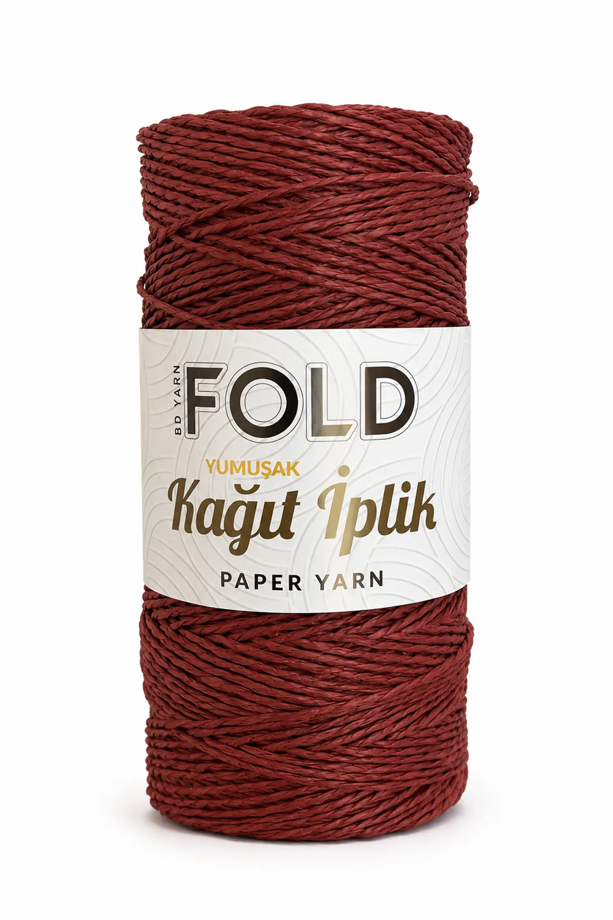 Yumuşak Kağıt İp Bordo 200 Gram Örgü İpi Çanta İpi