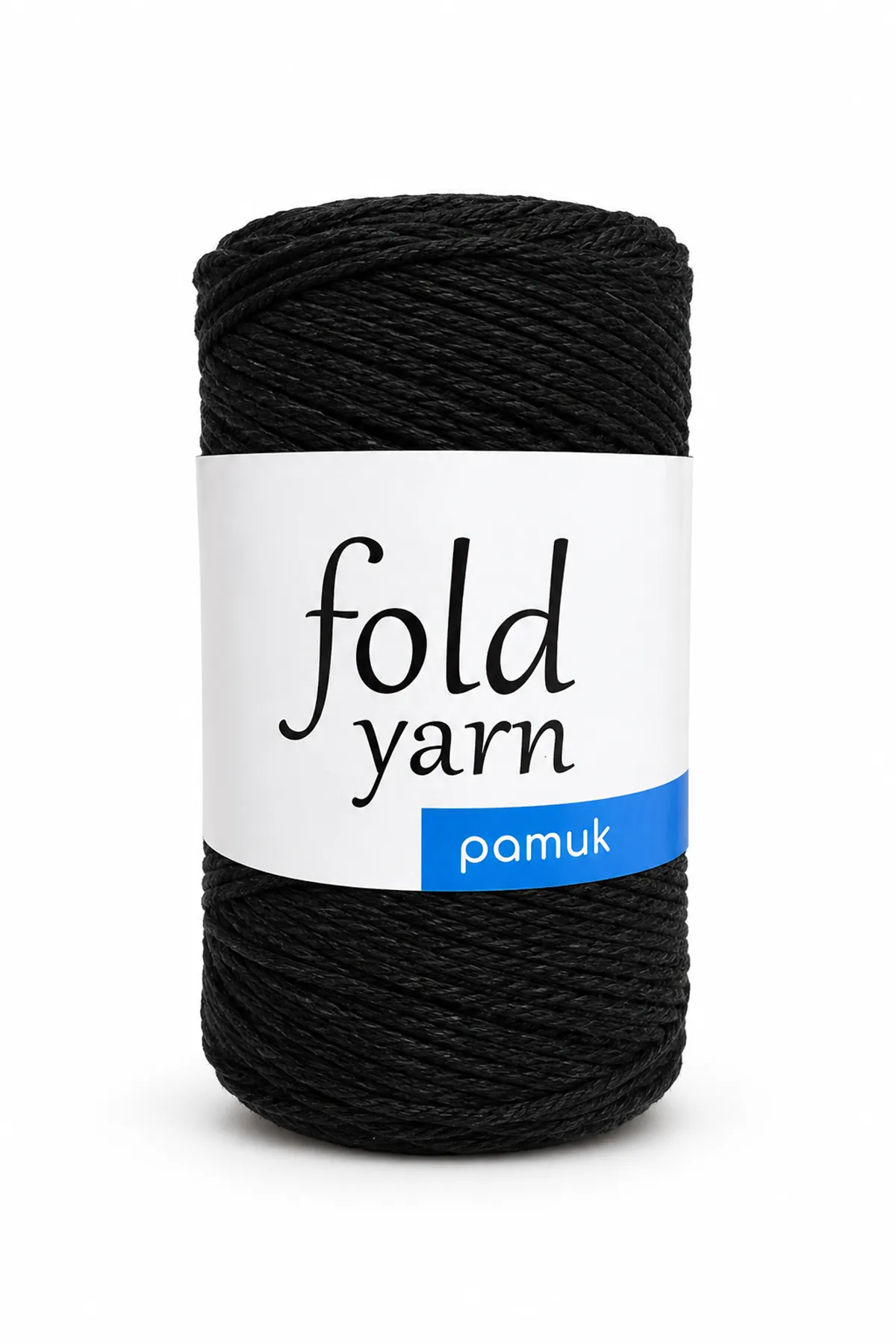 Premium Siyah Koton Pamuk Makrome İpi 250 gr 2mm Cotton Zincir Makrome Çanta İpi Supla İpi