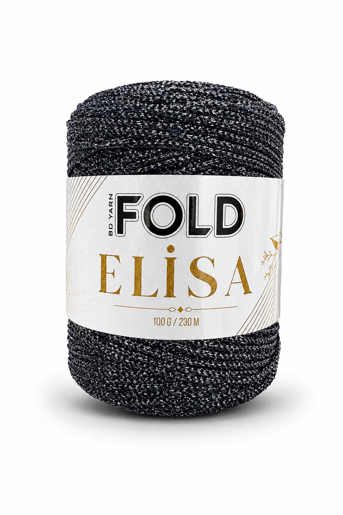 Elisa - Antrasit %100 Sim 100 Gr 230 Mt Örgü İpi Çanta İpi Burs Çanta