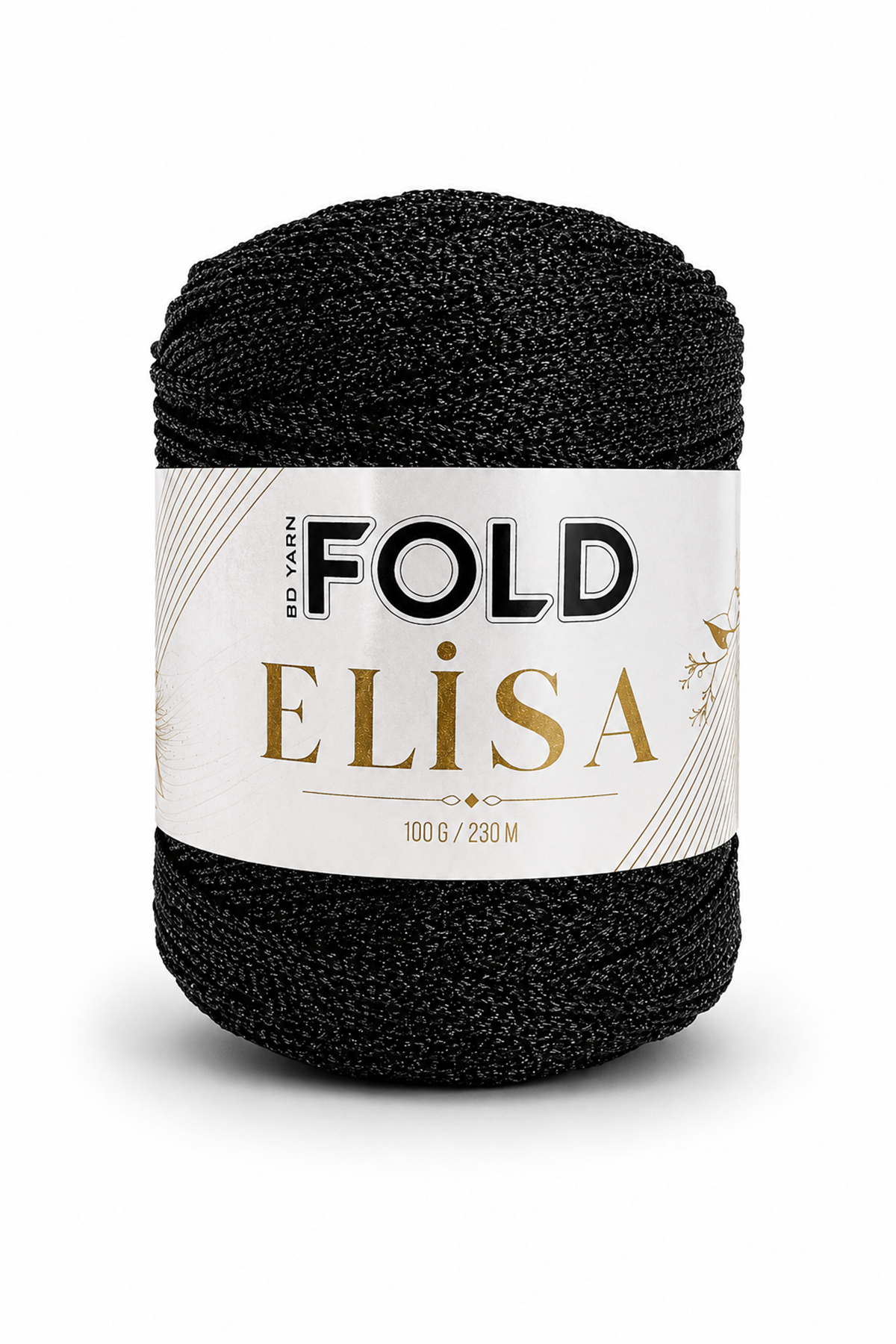 Elisa - Siyah %100 Sim 100 Gr 230 Mt Örgü İpi Çanta İpi Burs Çanta 