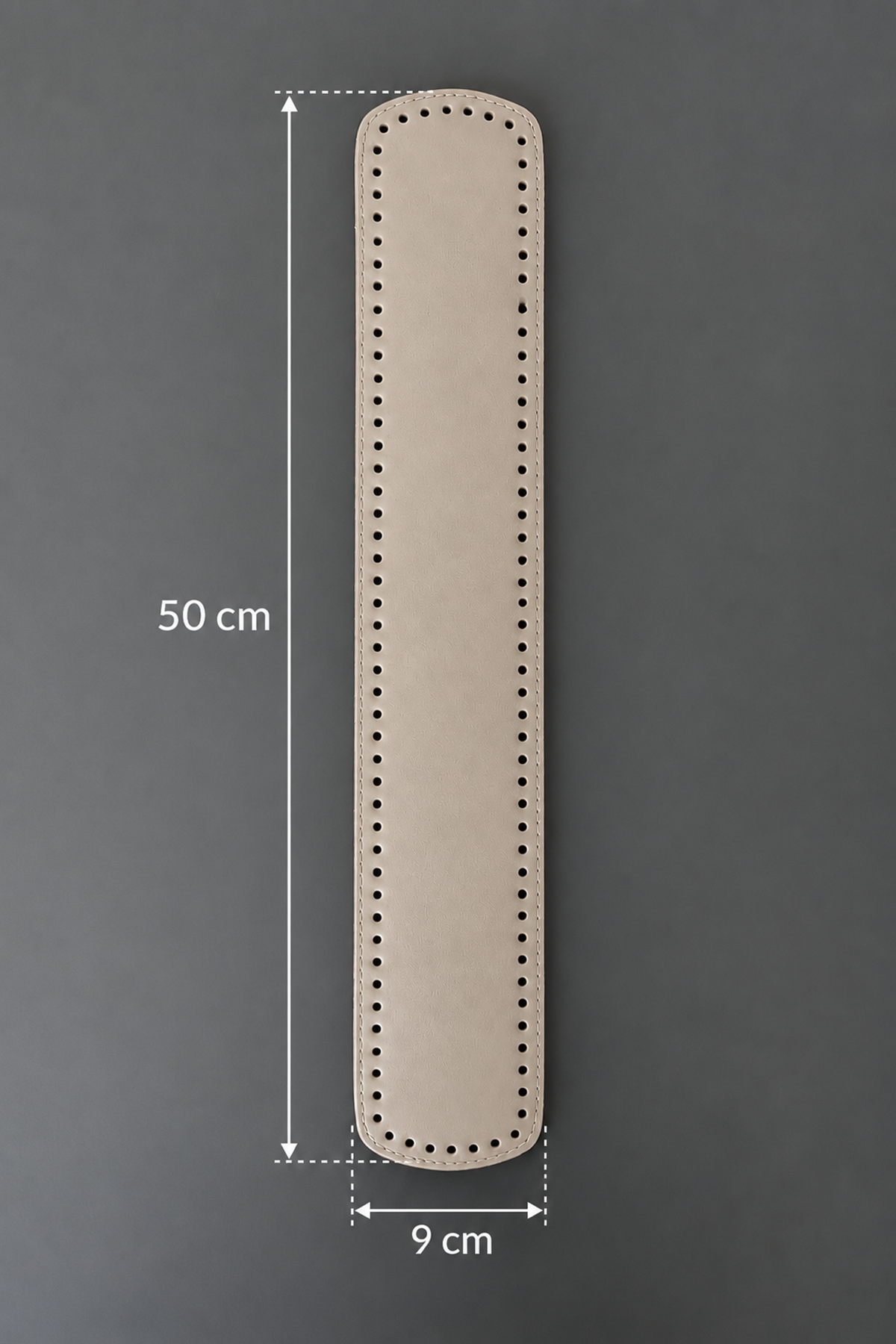 Büyük Plaj Çanta Tabanı Bej (50x9cm)  Çanta Derisi 