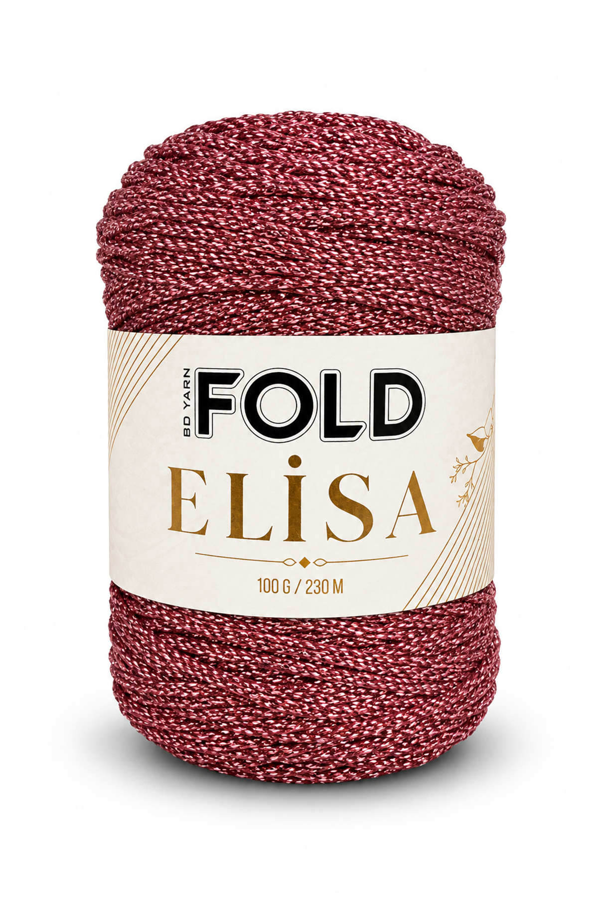 Elisa - Gül Kurusu %100 Sim 100 Gr 230 Mt Örgü İpi Çanta İpi Burs Çanta 