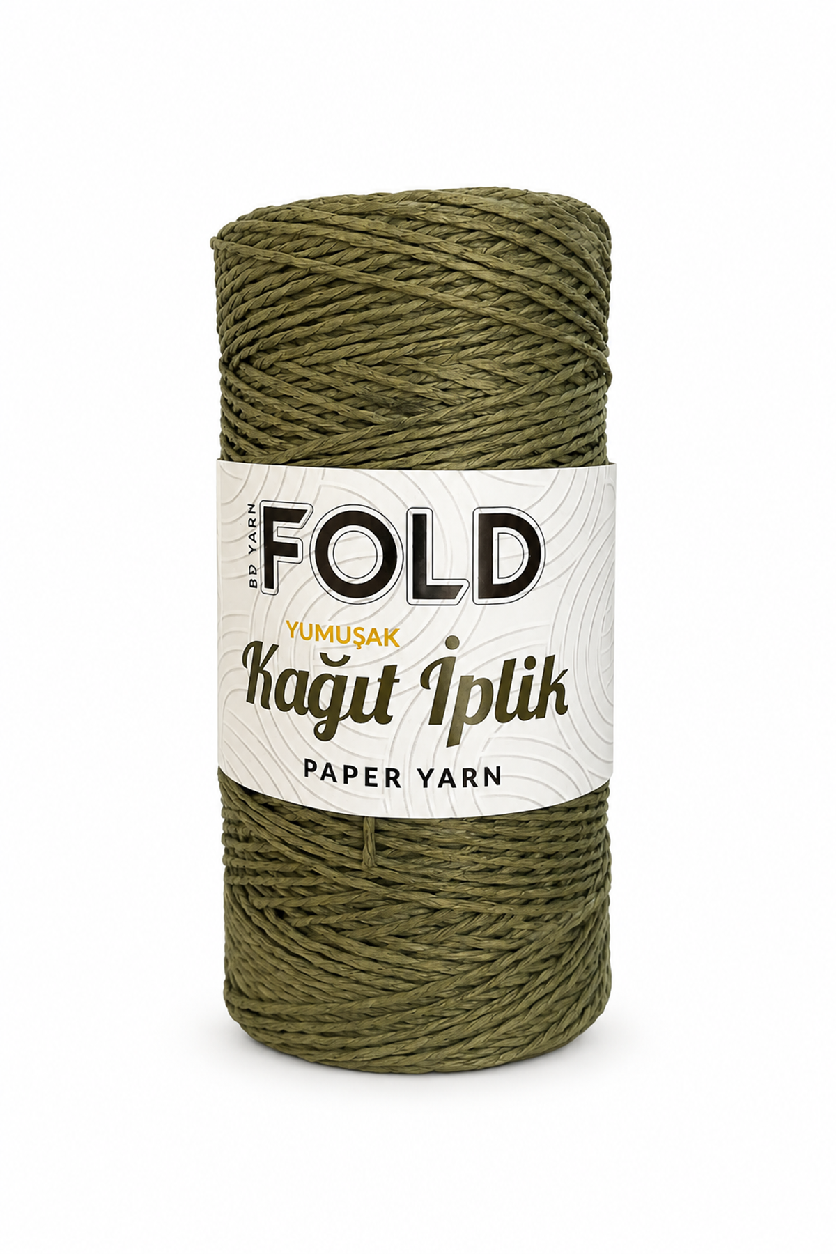 Yumuşak Kağıt İp Haki 200 Gram Örgü İpi Çanta İpi