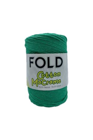 Fold Cotton Makrome - Çimen Yeşil Pamuk Ip 200 Gram