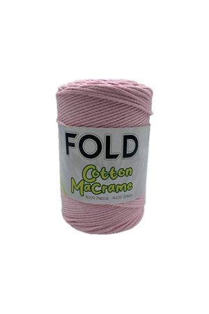Fold Cotton Makrome - Açık Pembe Pamuk Ip 200 Gram