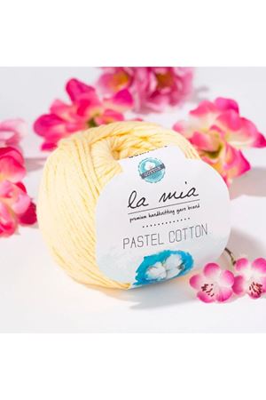 La Mia Pastel Cotton Sarı El Örgü İpi - L060