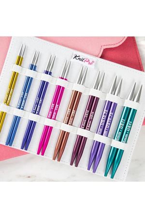 Knitpro Zing Değiştirilebilir Misinalı Deluxe Şiş Seti - 47424