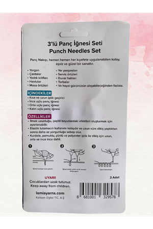 3'lü Panç İğnesi Seti