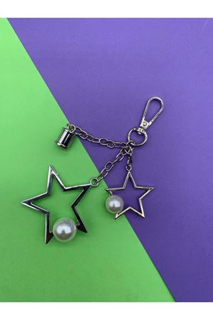 Çanta Süsü Yıldız Model Gümüş