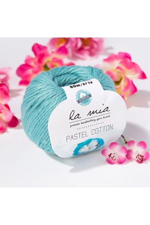 La Mia Pastel Cotton Mavi El Örgü İpi - L053
