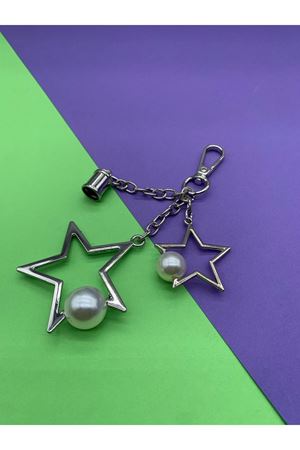 Çanta Süsü Yıldız Model Gümüş