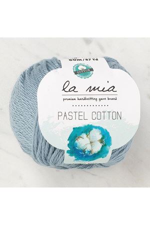 La Mia Pastel Cotton Mavi El Örgü İpi - L178