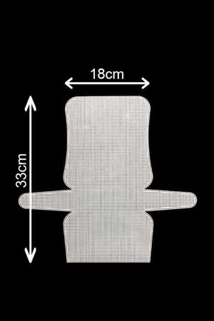 Plastik Çanta Kanvası (33x18) - Beyaz