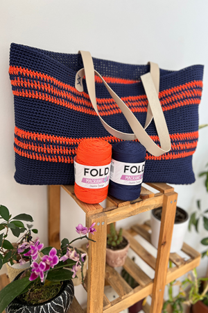 Fold Yarn Makrome No:4 - 172 Polyester Makrome Ipi 2 Mm - 200 gr - 230 M Supla Ip Çanta Ipi