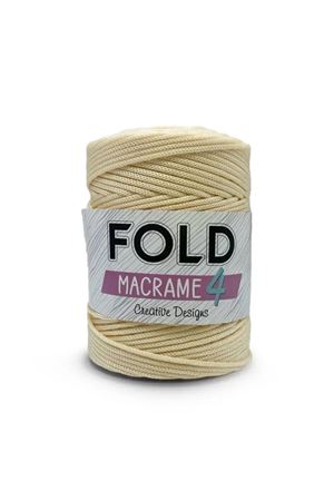 Fold Yarn Makrome No:4 - 28 Polyester Makrome Ipi 2 Mm - 200 gr -230 M Supla Ip Çanta Ipi