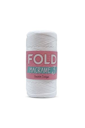 Fold Yarn Makrome No:3 - 01 Polyester Makrome 1 Mm - 100 gr 115 M Supla Ip Çanta Ipi