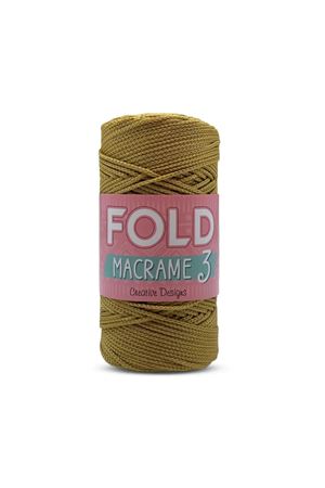 Fold Yarn Makrome No:3 - 50 Polyester Makrome Ipi 1 Mm - 100 gr - 115 M Supla Ip Çanta Ipi