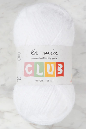 La Mia Club Beyaz El Örgü İpi - 601